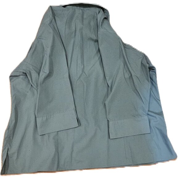 Women's 26W Green Wrinkle Free Broadcloth Oxford - Picture 4 of 4